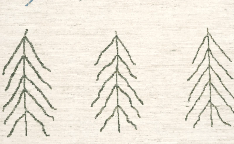 Berber · Handgeknüpft – Beige, 241x172 cm