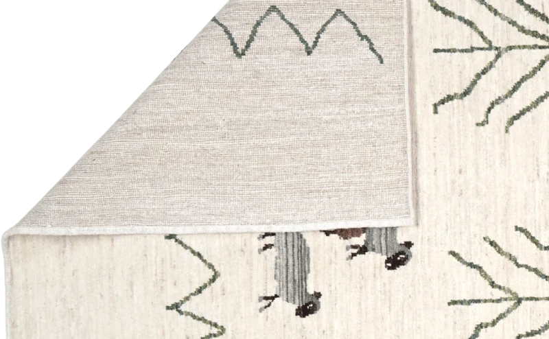 Berber · Handgeknüpft – Beige, 241x172 cm