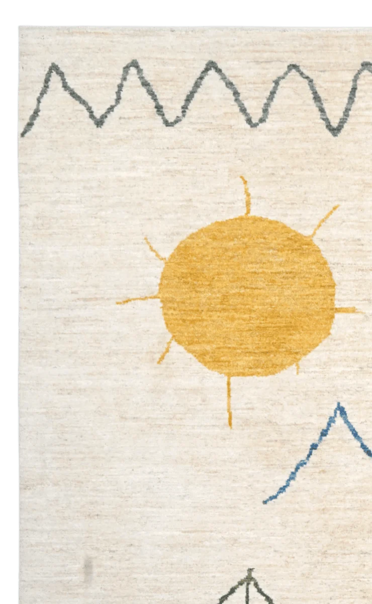 Berber · Handgeknüpft – Beige, 295x203 cm