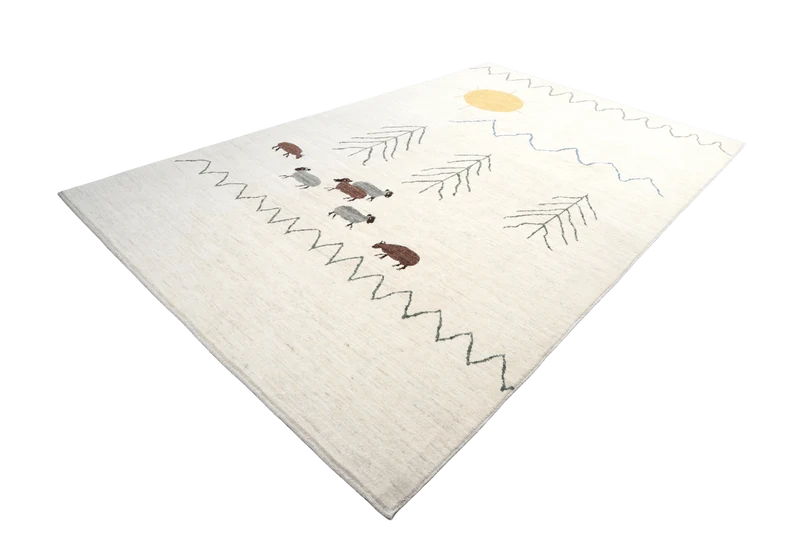 Berber · Handgeknüpft – Beige, 295x203 cm
