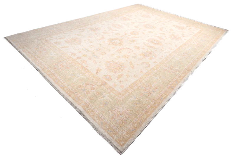 Kaizar · Handgeknüpft – Beige, 347x256 cm