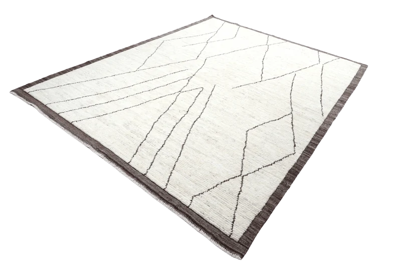 Berber · Handgeknüpft – Beige, 238x184 cm