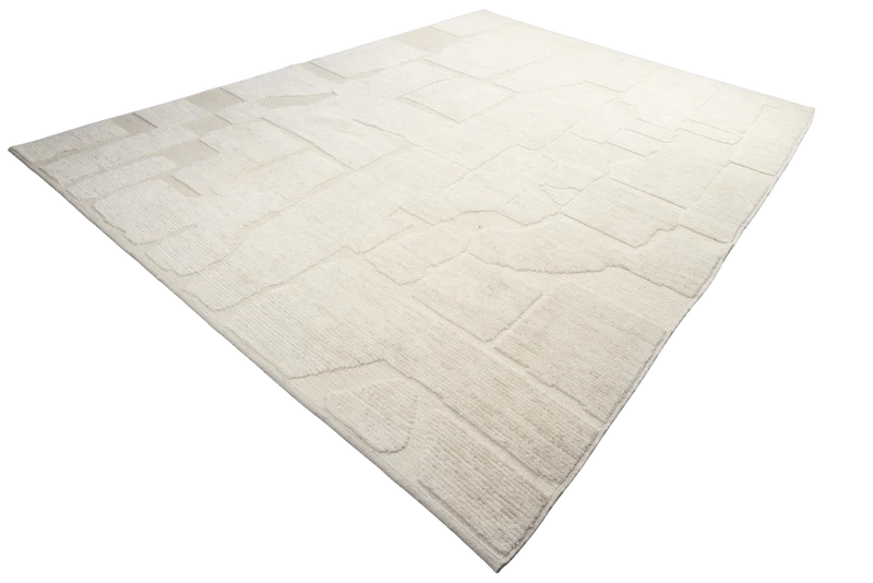 Berber · Handgeknüpft – Beige, 298x241 cm
