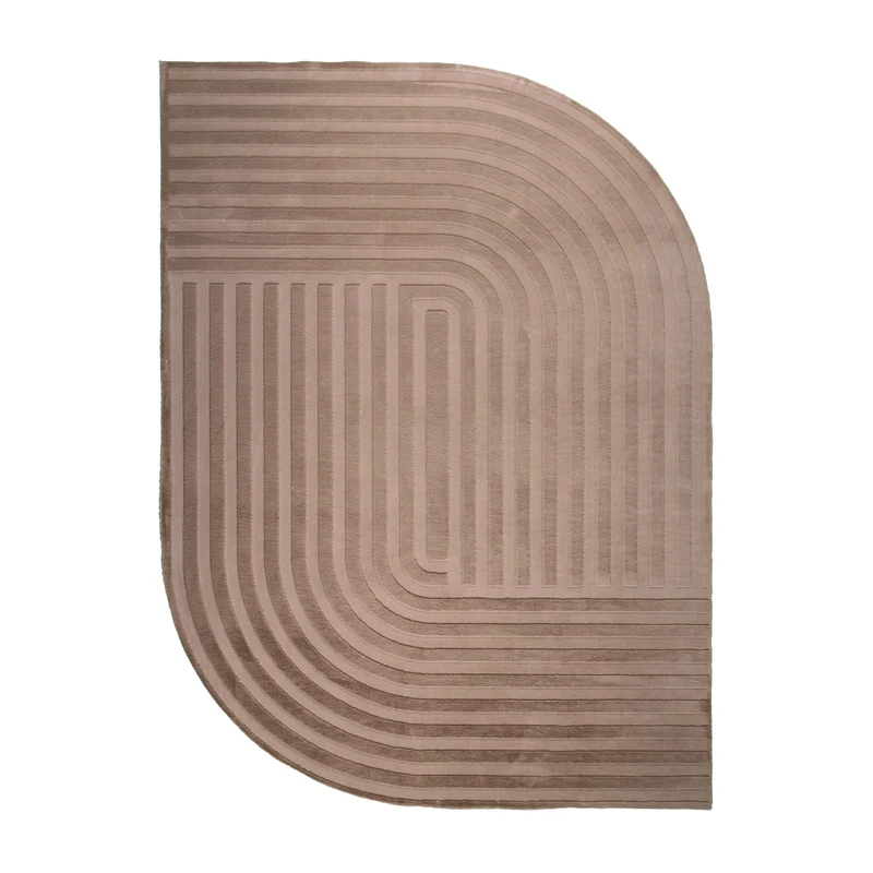 Teppich Organisch - Flowy Lines Taupe