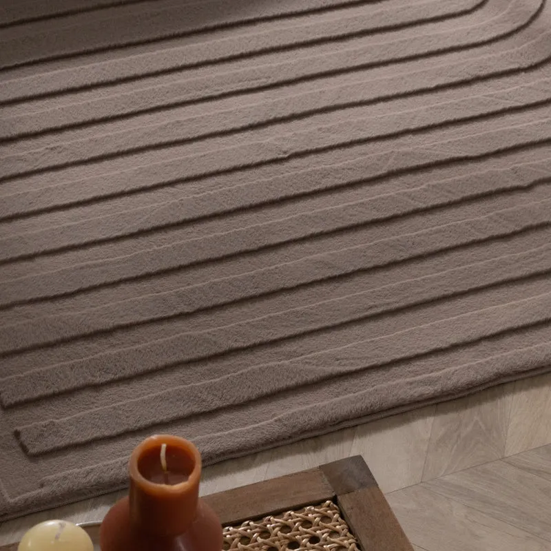 Teppich Organisch - Flowy Lines Taupe
