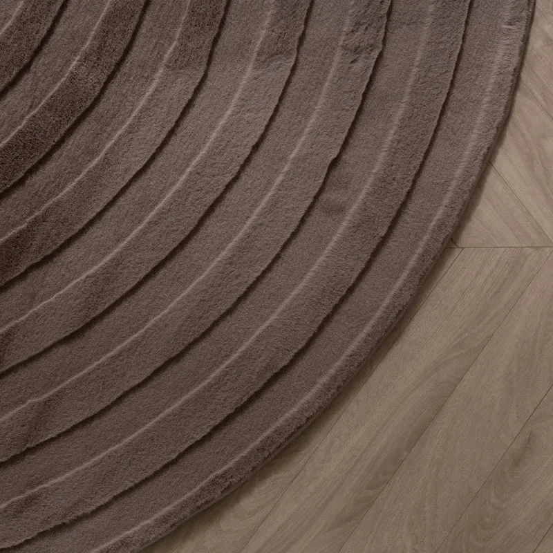Teppich Organisch - Flowy Lines Taupe