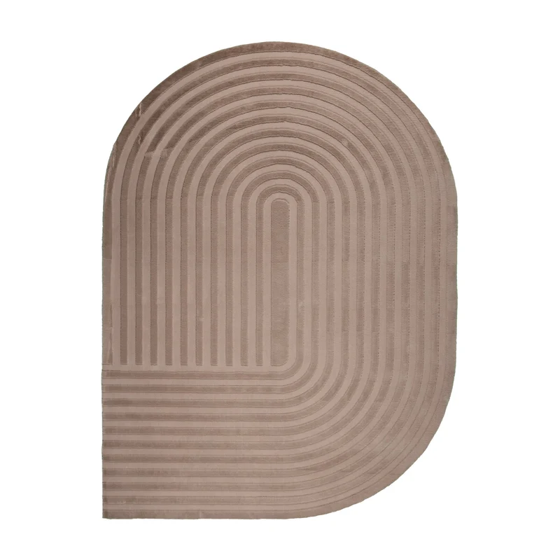 Teppich Organisch - Flowy Arch Taupe