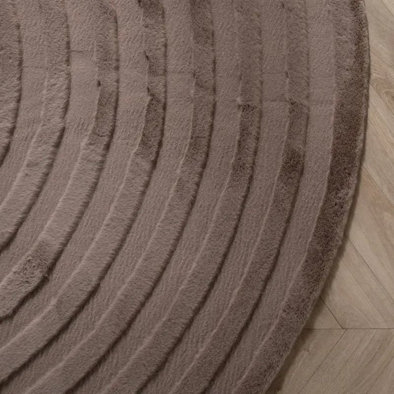 Teppich Organisch - Flowy Arch Taupe