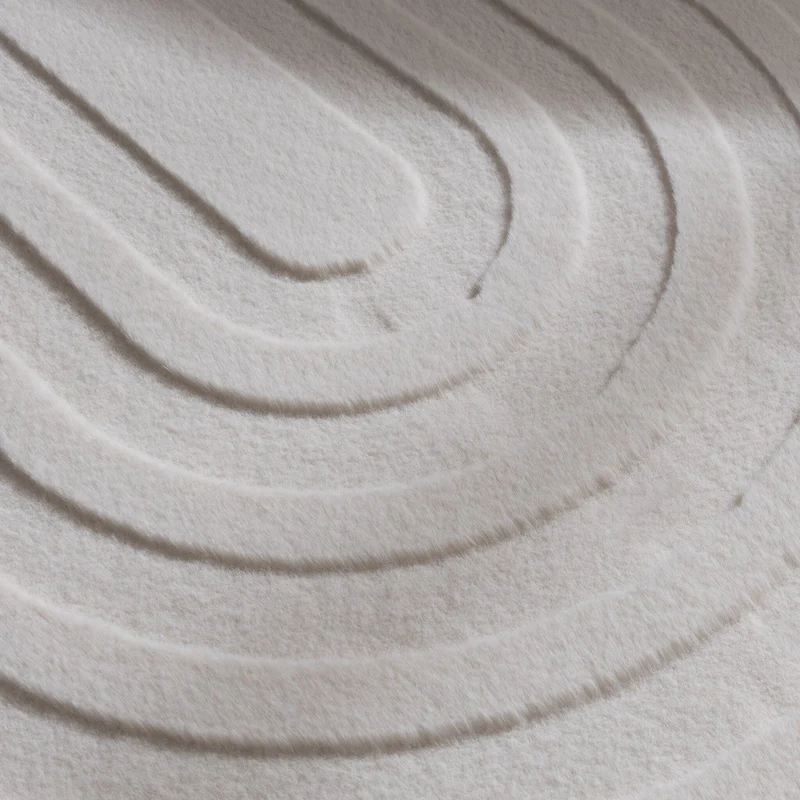 Teppich Organisch - Flowy Arch Creme