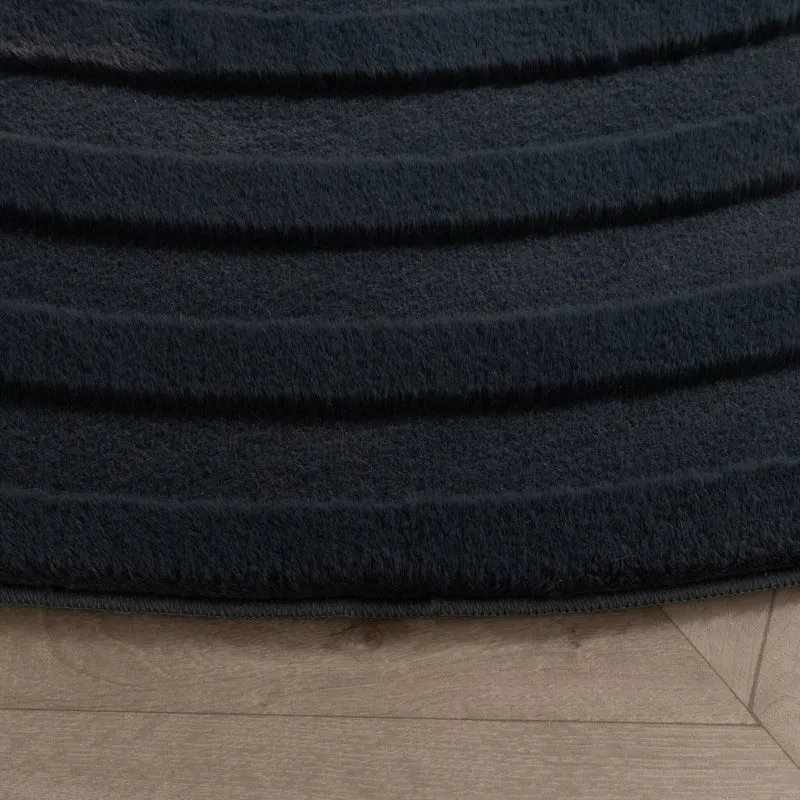 Teppich Organisch - Flowy Arch Anthrazit