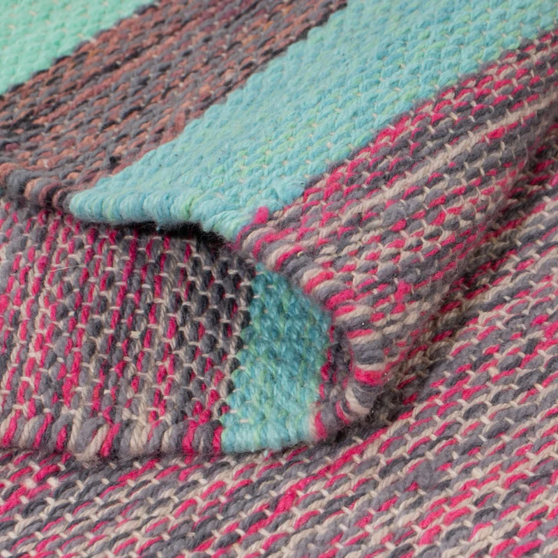 Kelim Modern Teppich 70x150cm - mehrfarbig