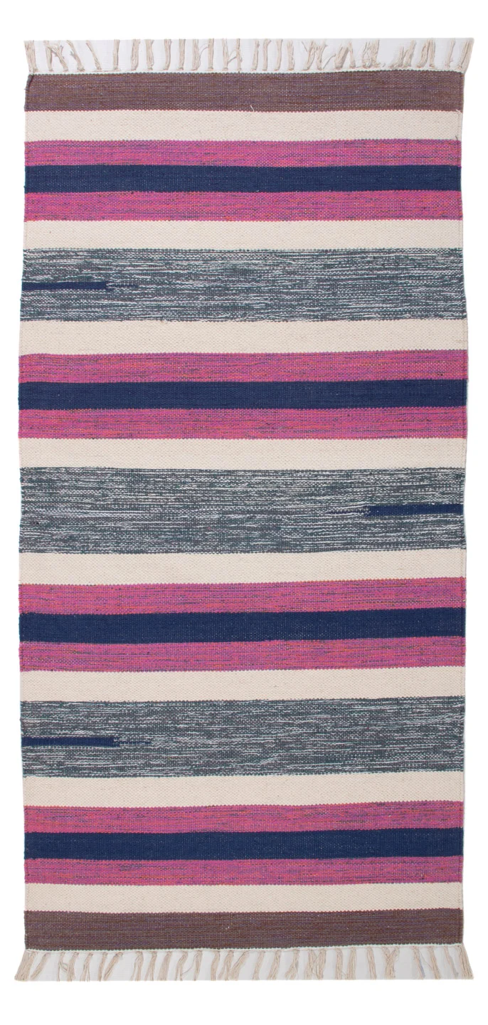 Kelim Modern Teppich 70x150cm - mehrfarbig
