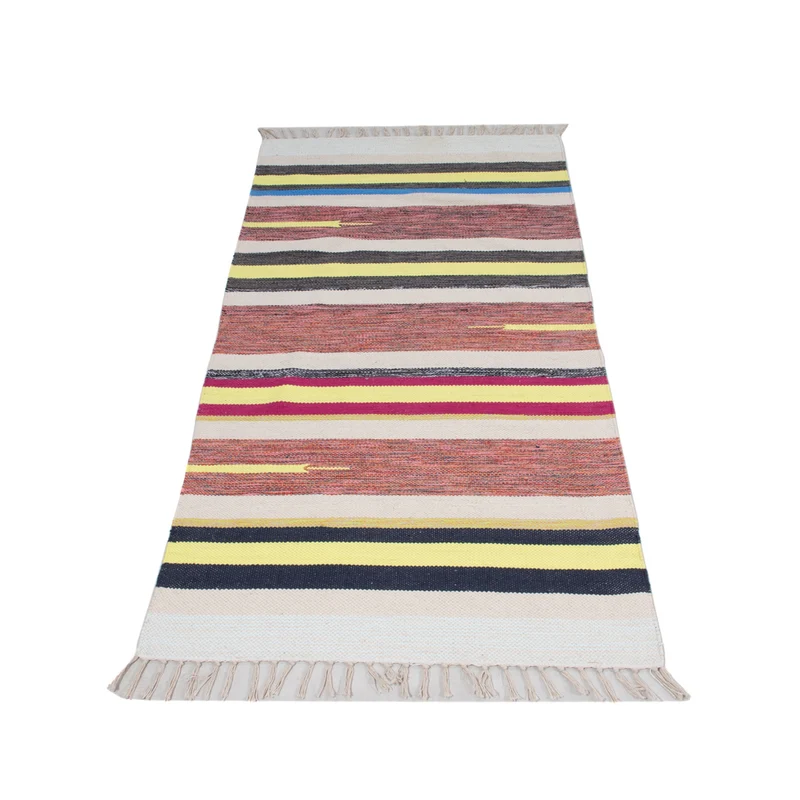 Kelim Modern Teppich 70x150cm - mehrfarbig