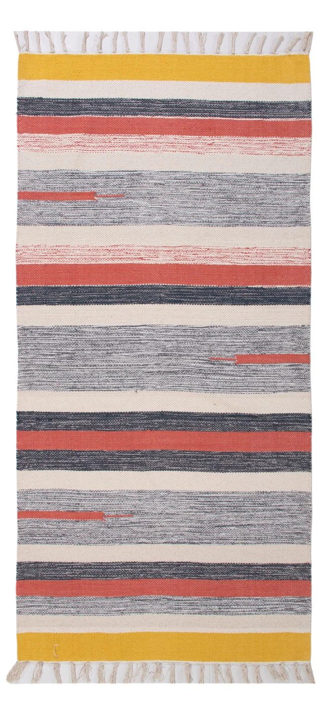 Kelim Modern Teppich 70x150cm - mehrfarbig