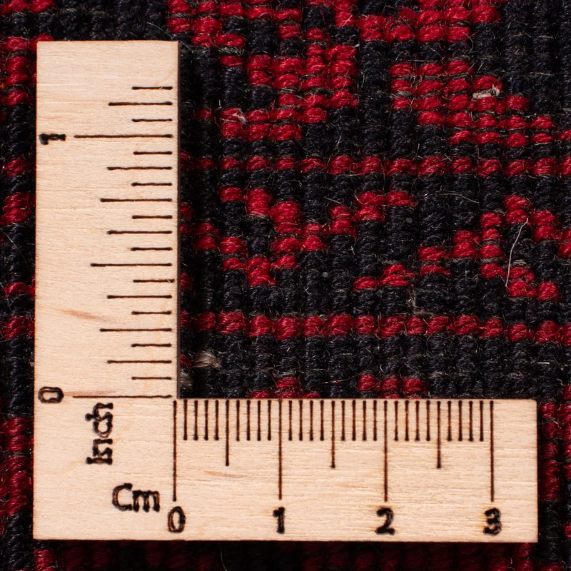 Afghan Teppich 105x146cm - Orientteppich - dunkelrot