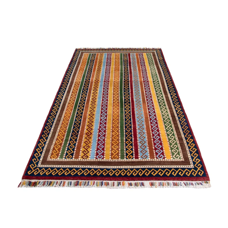 Ziegler Modern Teppich 200x300cm - Orientteppich - mehrfarbig