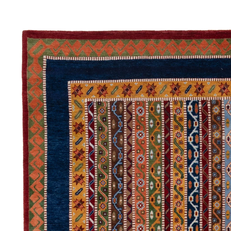 Ziegler Modern Teppich 200x300cm - Orientteppich - mehrfarbig