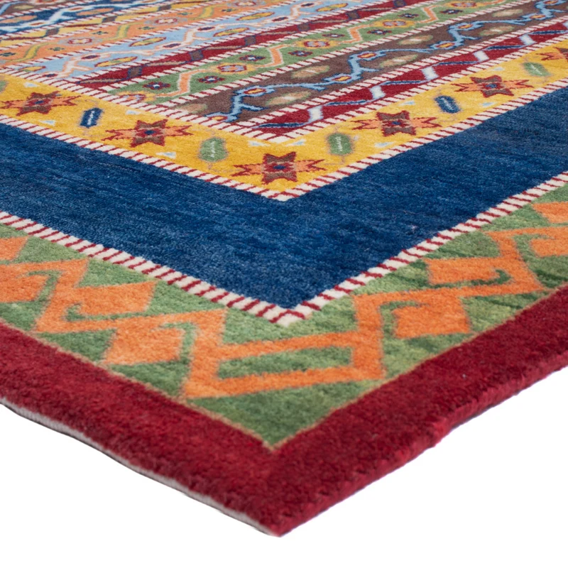 Ziegler Modern Teppich 200x300cm - Orientteppich - mehrfarbig