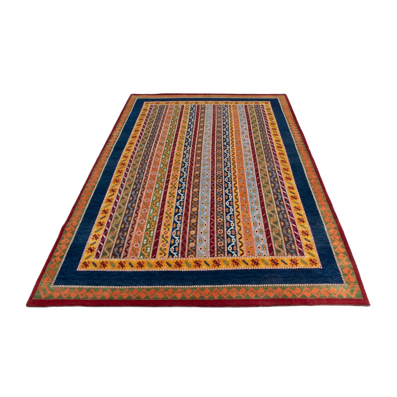 Ziegler Modern Teppich 200x300cm - Orientteppich - mehrfarbig