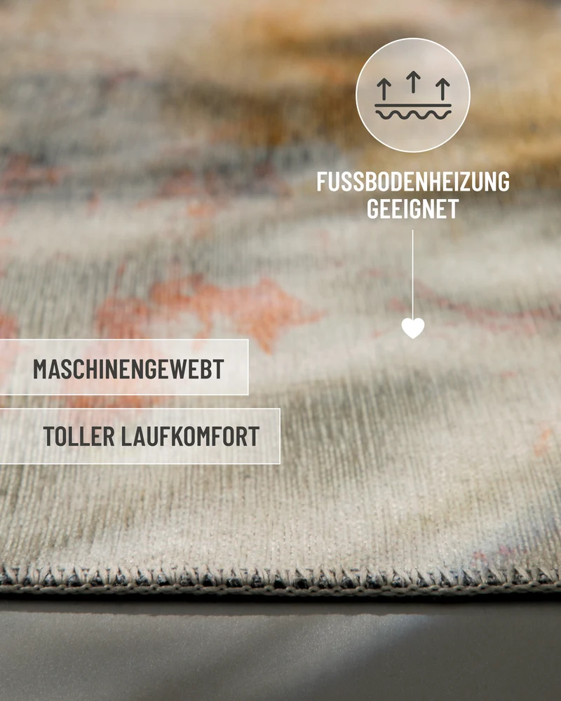 Esprit Flachgewebeteppich Multi "Maui"