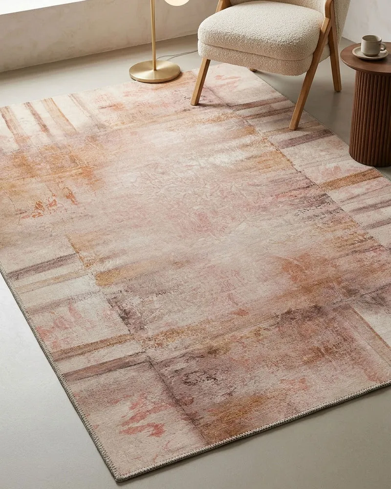 Esprit Flachgewebeteppich Beige Rot "Maui"