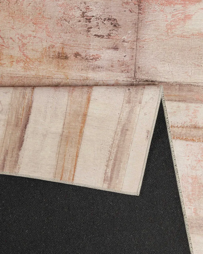 Esprit Flachgewebeteppich Beige Rot "Maui"