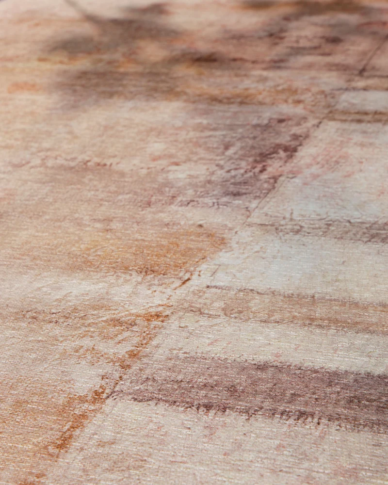 Esprit Flachgewebeteppich Beige Rot "Maui"