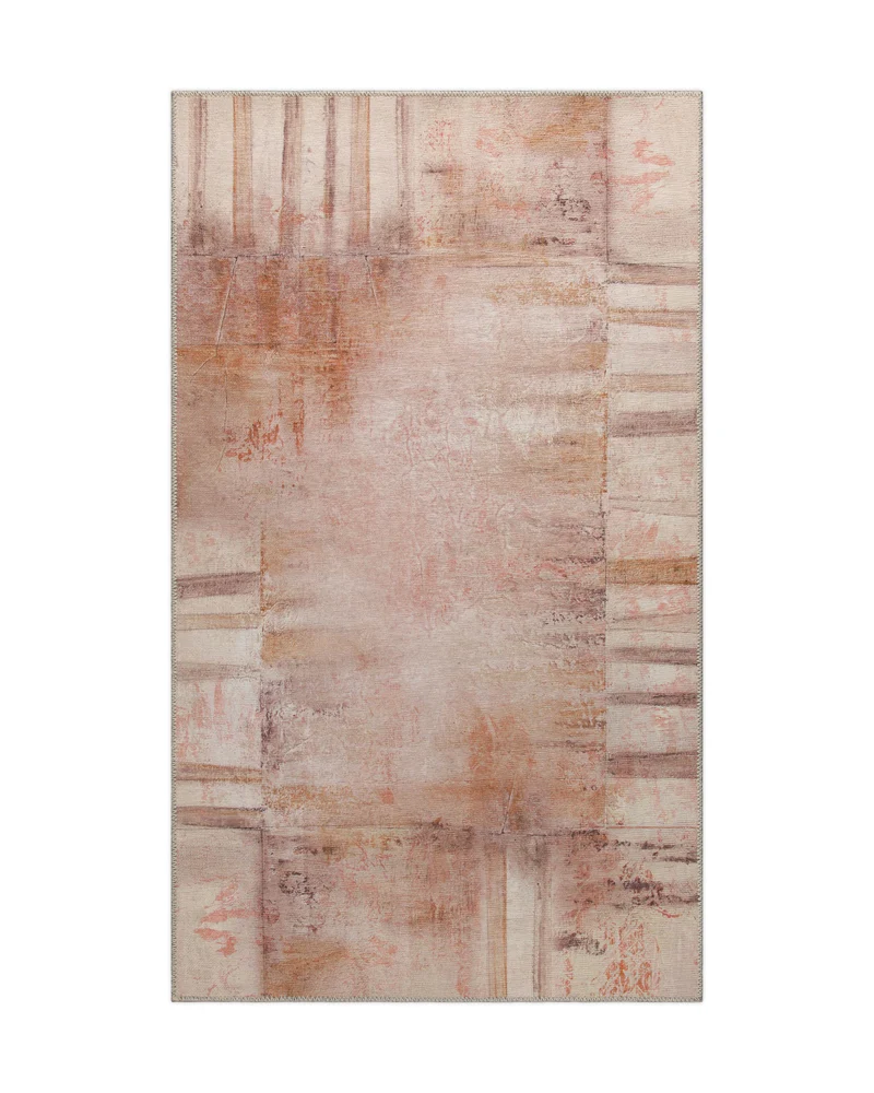 Esprit Flachgewebeteppich Beige Rot "Maui"