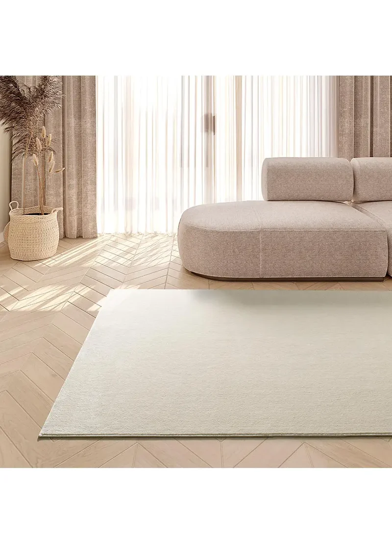 Alfombra a medida Illusion Liso Crema