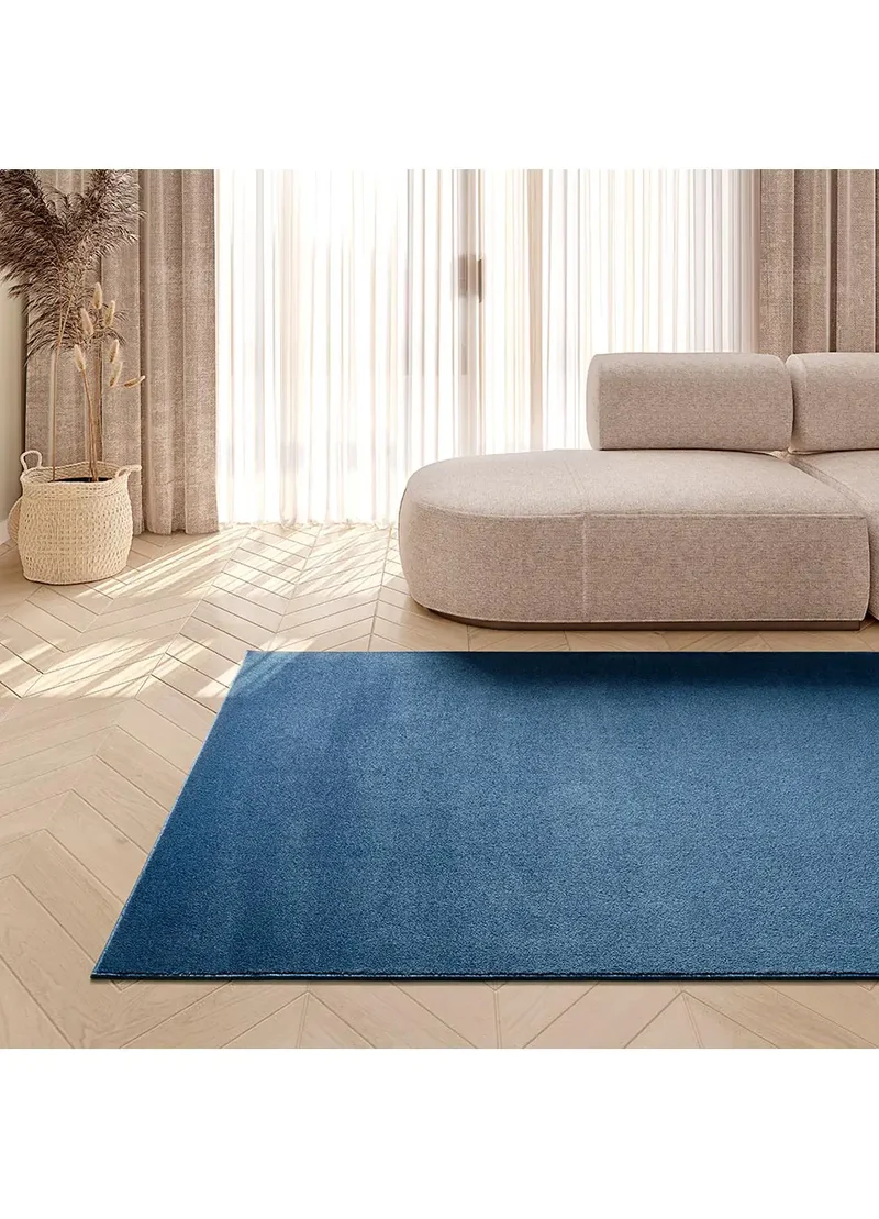 Alfombra a medida Illusion Liso Azul