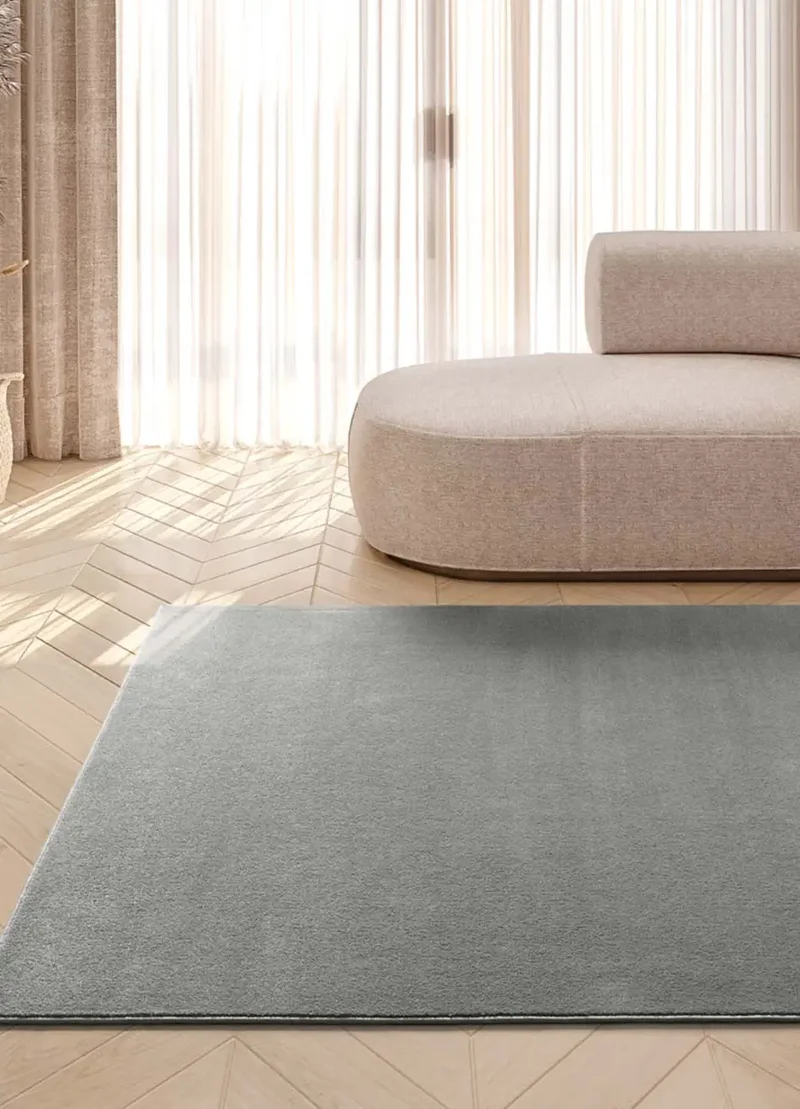 Alfombra a medida Illusion Liso Gris