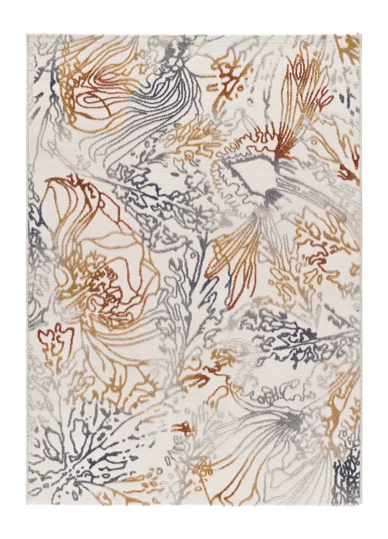 Alfombra abstracta Amara 12996 Multicolor