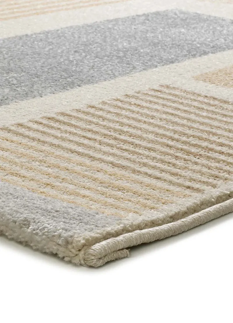 Alfombra geométrica Astra 13014 Beige