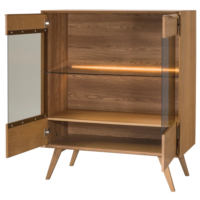 Vitrine aus Eichenholz LEO 16 | LoftStory