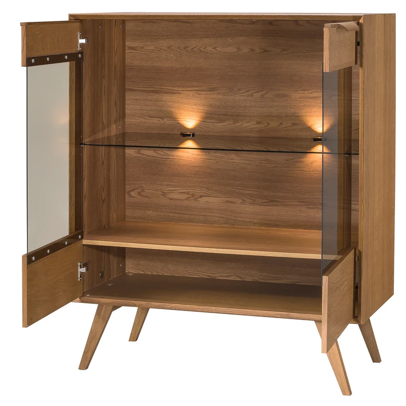 Vitrine aus Eichenholz LEO 16 | LoftStory
