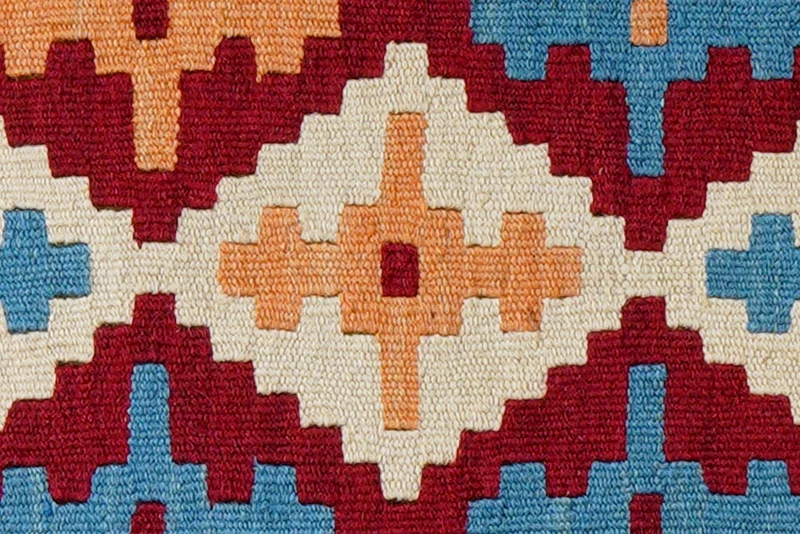 Kelim Gashgai · Handgewebt – Bunt, 61x40 cm