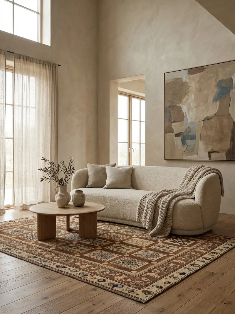 Kelim Belutch · Handgewebt – Braun, 174x133 cm
