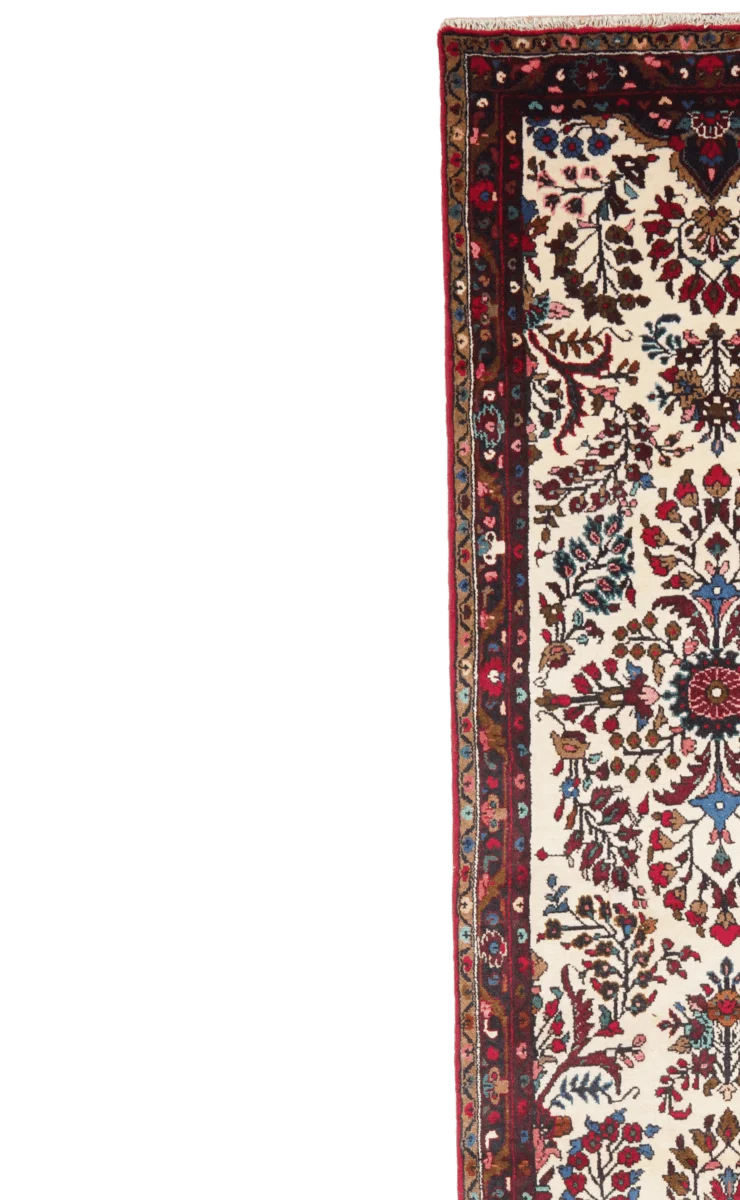 Mehreban · Handgeknüpft – Beige, 401x81 cm