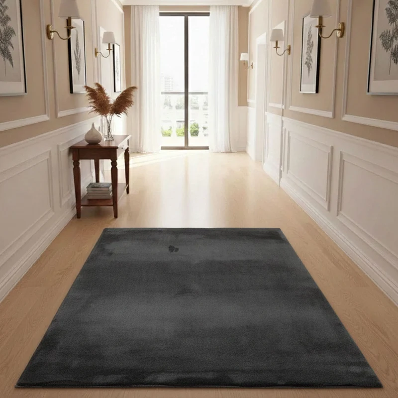 Teppich Wohnzimmer Schlafzimmer Ultra Weich – Modern, super flauschig & weich, dicht gewebt