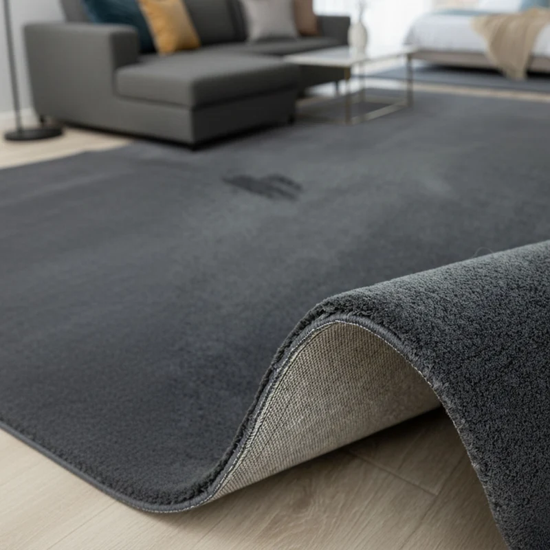 Teppich Wohnzimmer Schlafzimmer Ultra Weich – Modern, super flauschig & weich, dicht gewebt