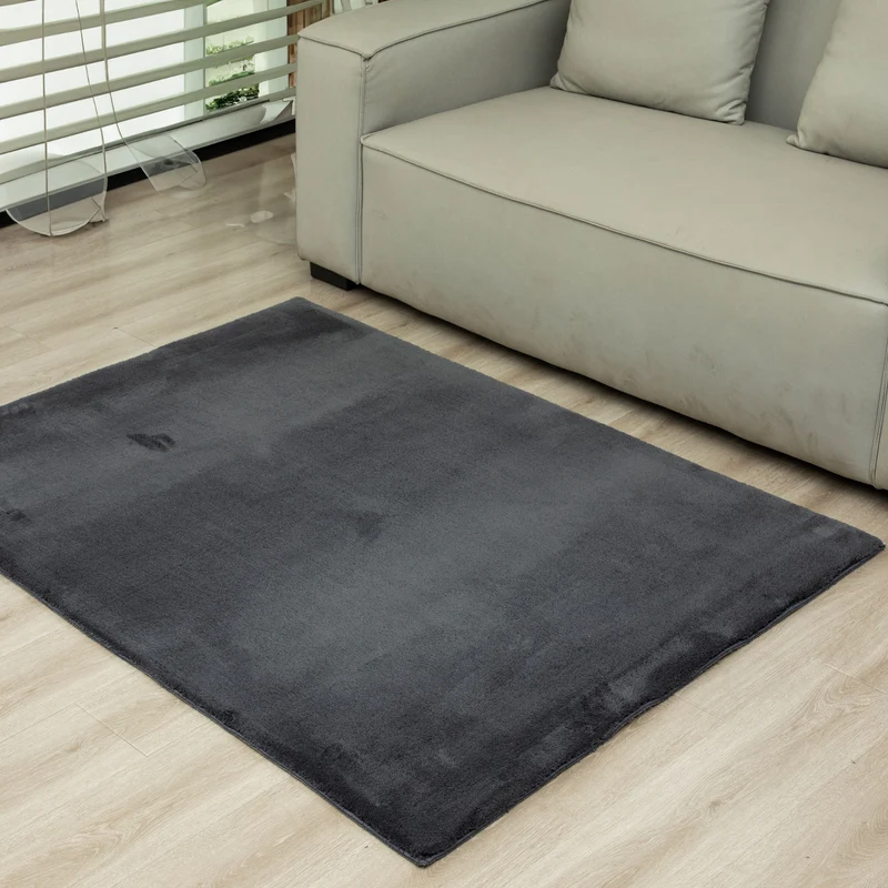 Teppich Wohnzimmer Schlafzimmer Ultra Weich – Modern, super flauschig & weich, dicht gewebt