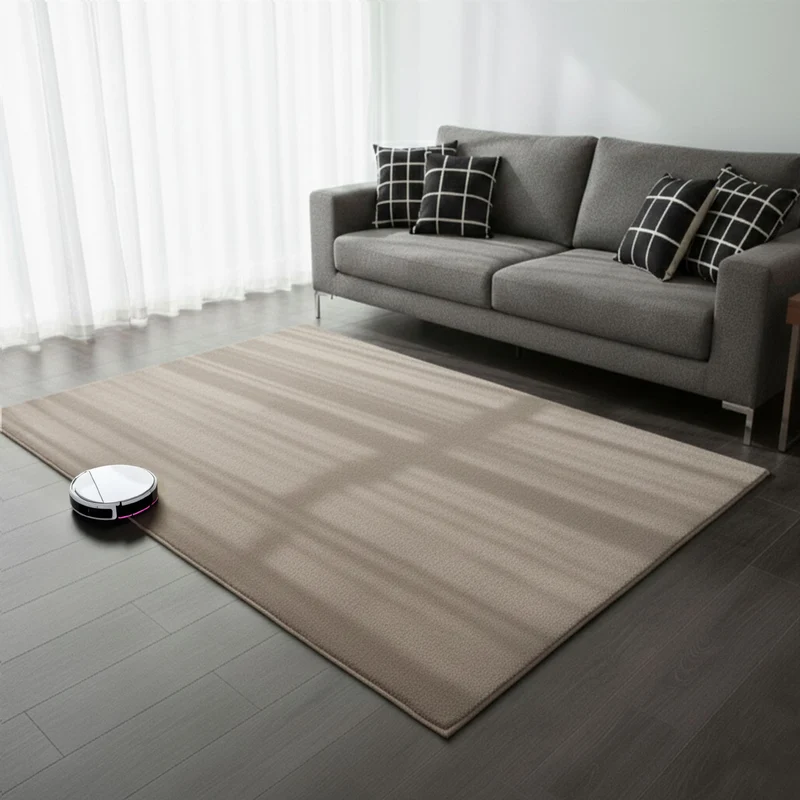 Teppich Wohnzimmer Schlafzimmer Ultra Weich – Modern, super flauschig & weich, dicht gewebt