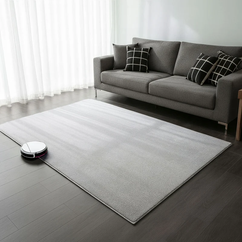 Teppich Wohnzimmer Schlafzimmer Ultra Weich – Modern, super flauschig & weich, dicht gewebt