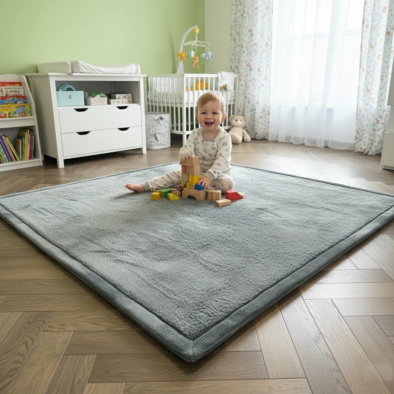 Teppich Baby Spielmatte kinderteppich Krabbeldecke hochwertigem Schaum Rutschfest