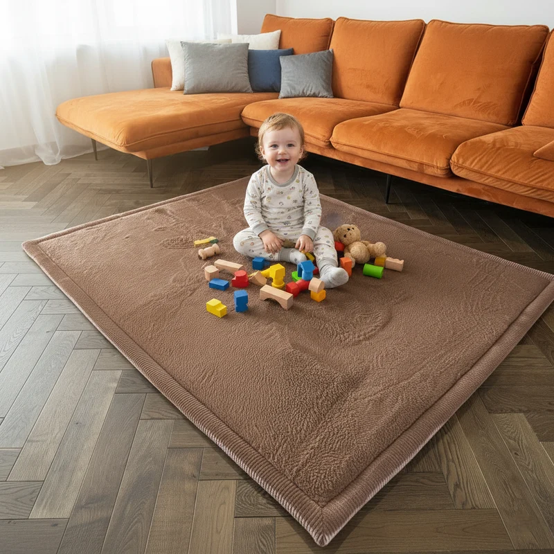 Teppich Baby Spielmatte kinderteppich Krabbeldecke hochwertigem Schaum Rutschfest