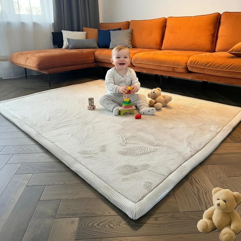 Teppich Baby Spielmatte kinderteppich Krabbeldecke hochwertigem Schaum Rutschfest