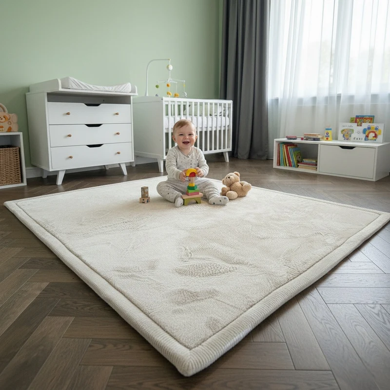 Teppich Baby Spielmatte kinderteppich Krabbeldecke hochwertigem Schaum Rutschfest