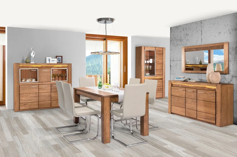 Vitrine aus Eichenholz VELVET 12 | LoftStory