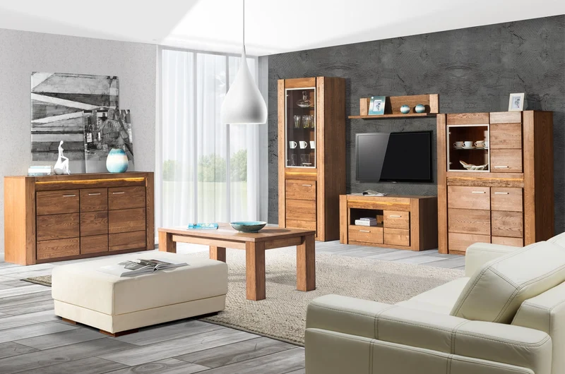 Vitrine aus Eichenholz VELVET 11 | LoftStory