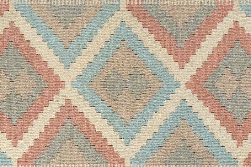 Kelim Gashgai · Handgewebt – Beige, 199x56 cm